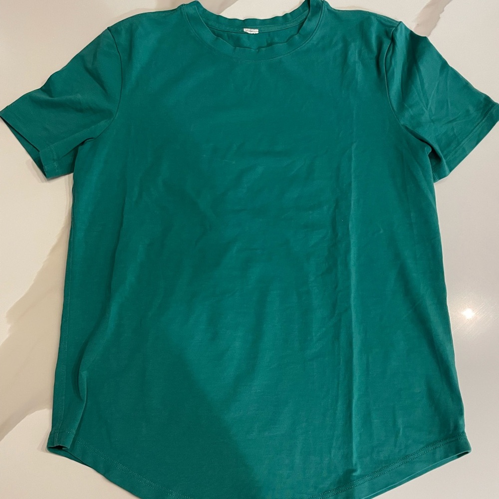 lululemon athletica Teal Short Sleeve Tee